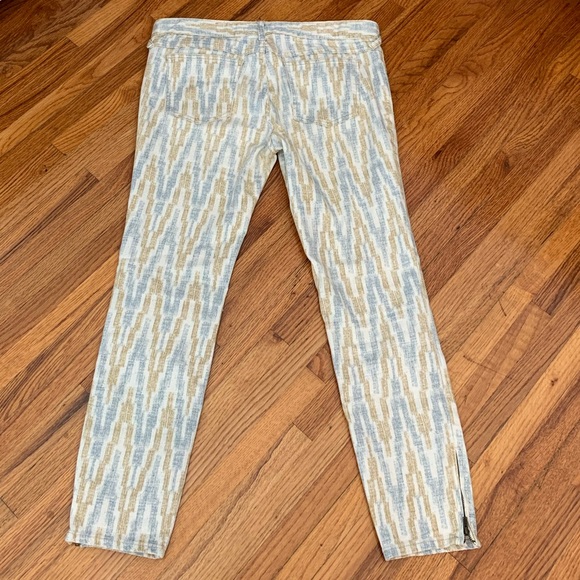 Free People burnout chevron ankle pants - Picture 5 of 6